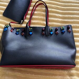 Christian Louboutin Cabata Large Studded Tote
